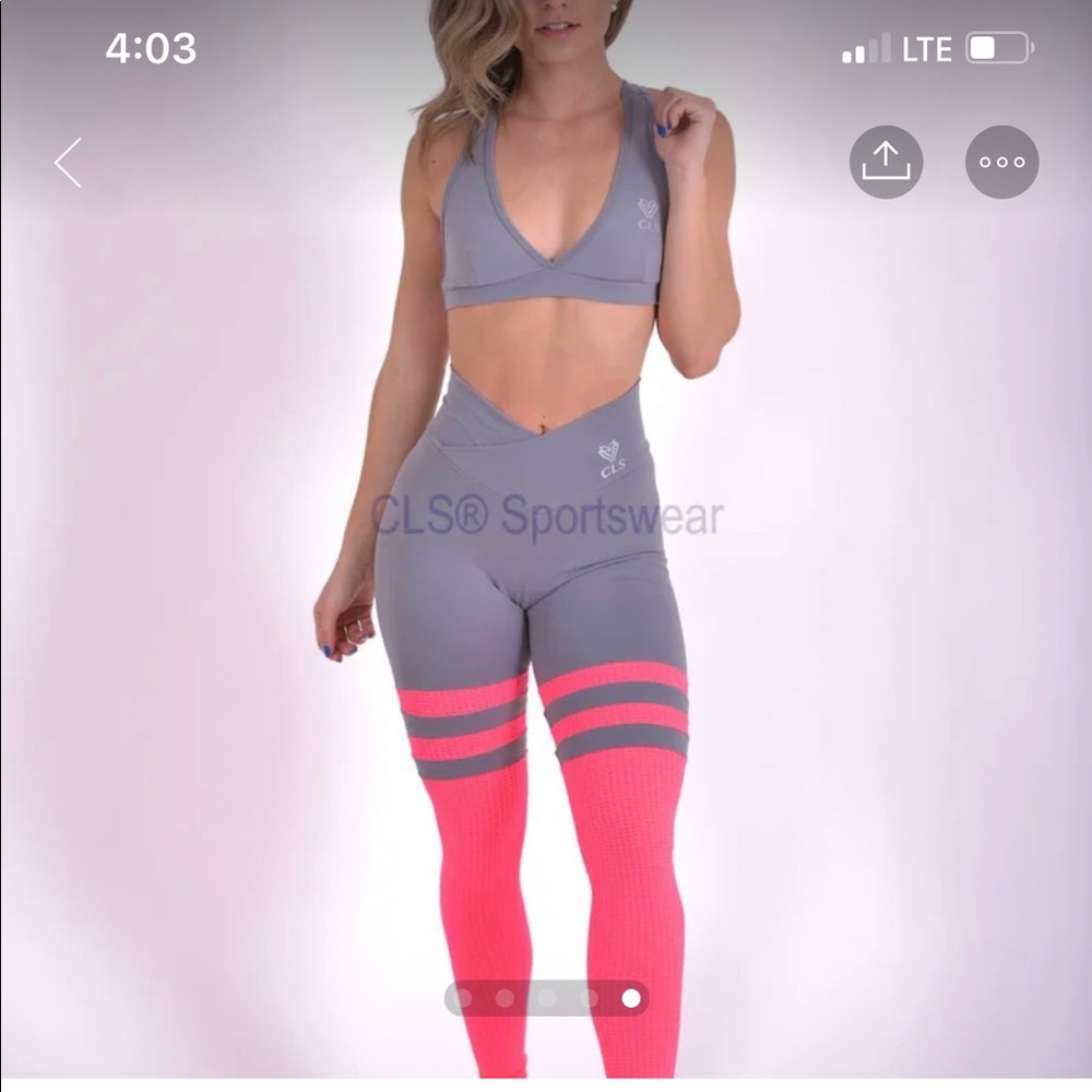 CLS leggings scrunch butt V waist